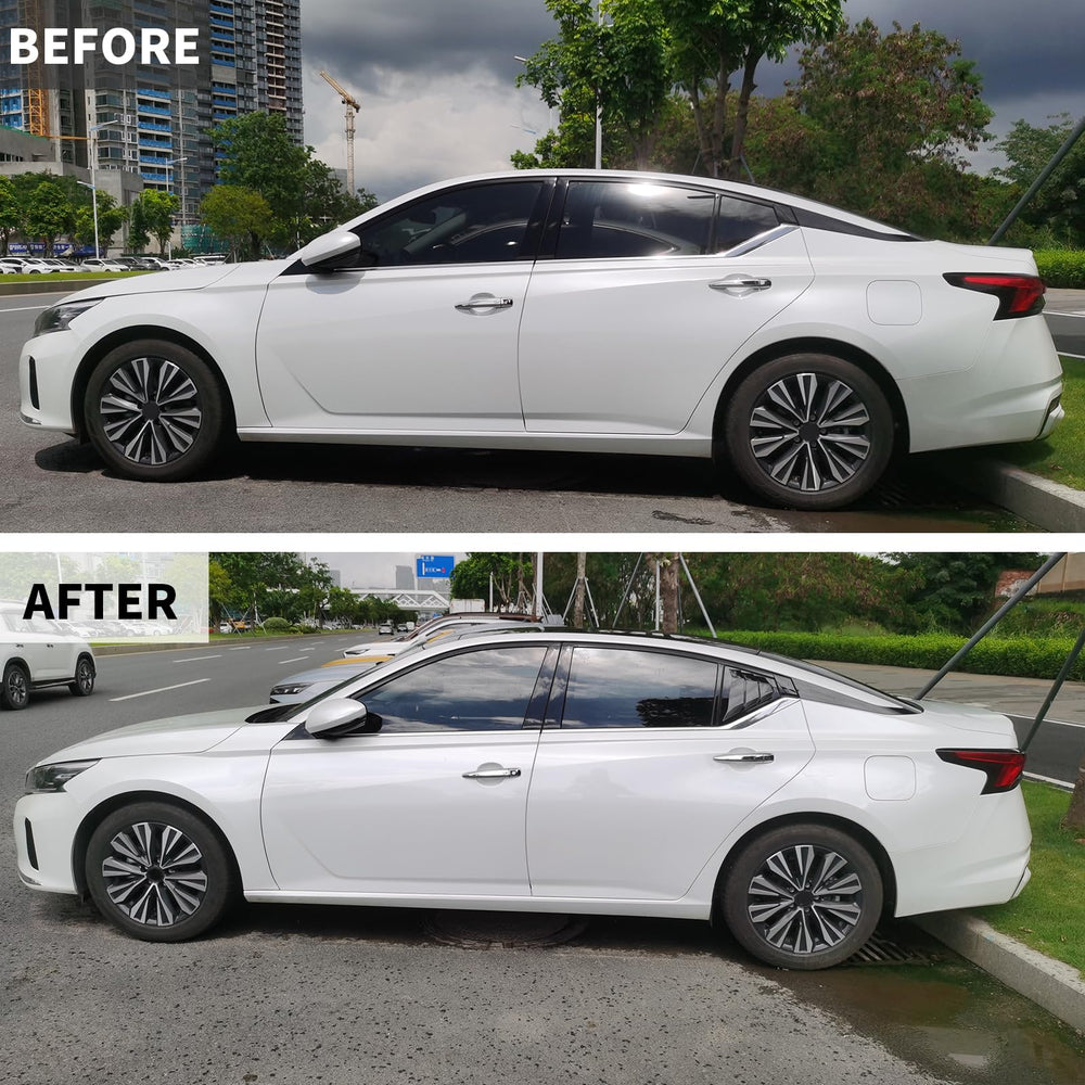 Generic Nissan Altima Teana exterior decor louvers block UV rays and reduce heat.