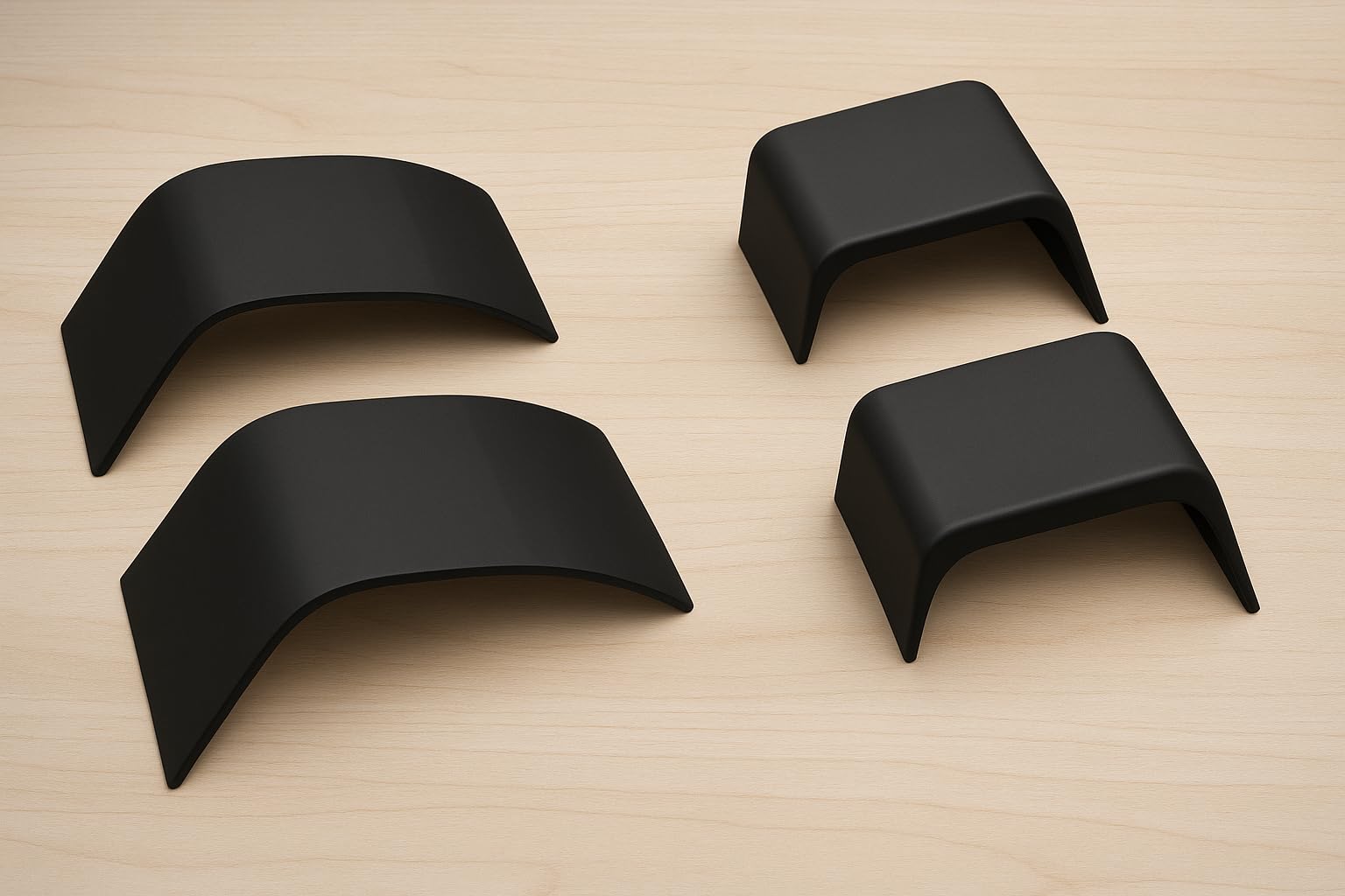 Generic Odyssey middle-seat anchor cover in front view protects anchors from wear and dirt