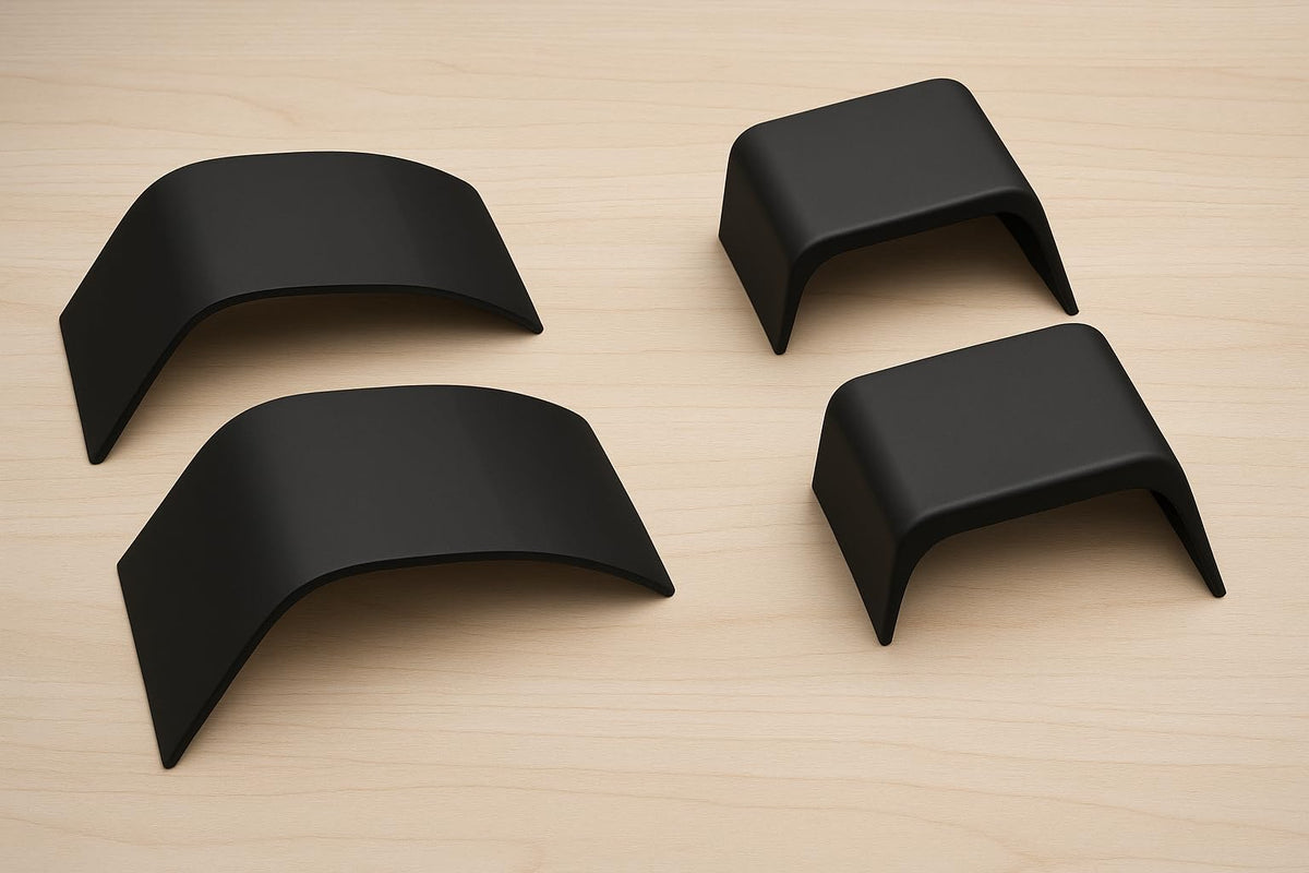 Generic Odyssey middle-seat anchor cover in front view protects anchors from wear and dirt