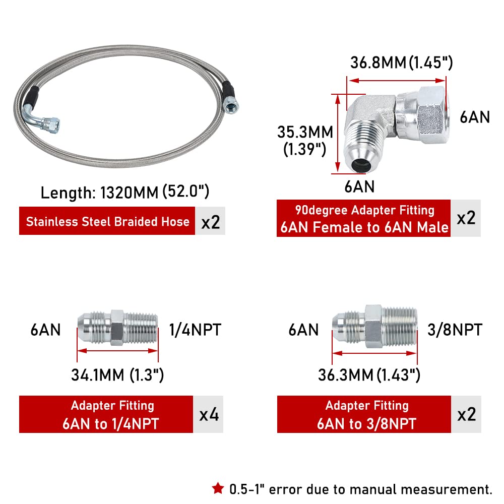 Generic kit contents shown for quick, confident installation.