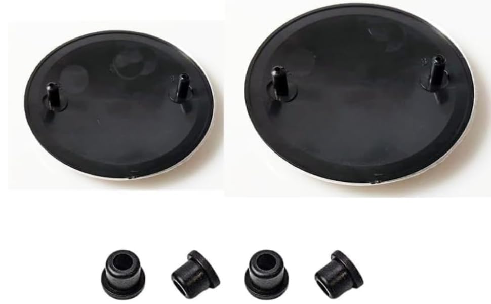 Generic Premium Roundel Blue Kit 82mm hood emblem enhances front-end styling
