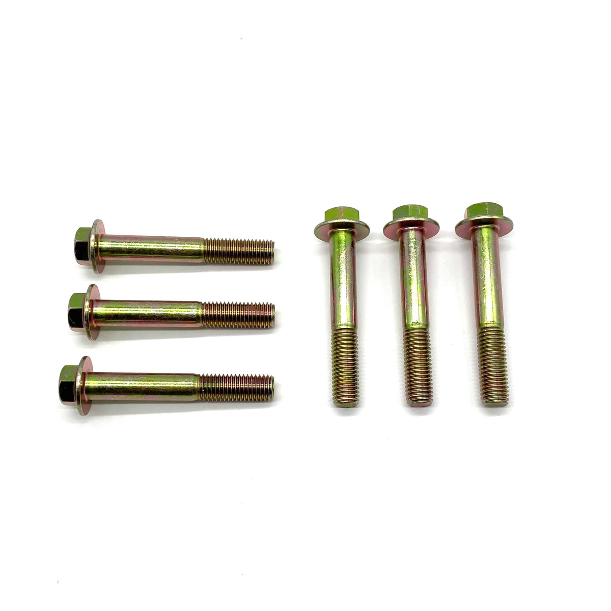 Generic Region Offroad hub bolts with yellow zinc plating and hex flange for Jeep hubs