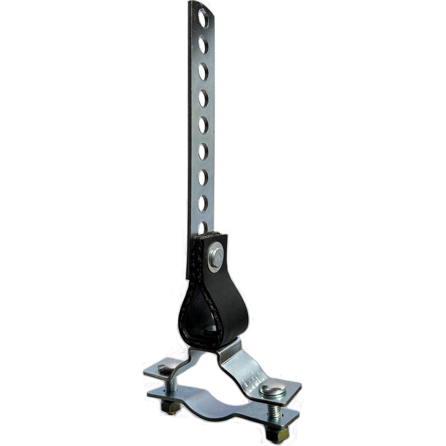 Generic RV exhaust hanger clamp assembly shown, supports Onan Cummins 1552174 pipes for quick install