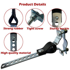Generic RV exhaust hanger features a six and a half inch length for steady support