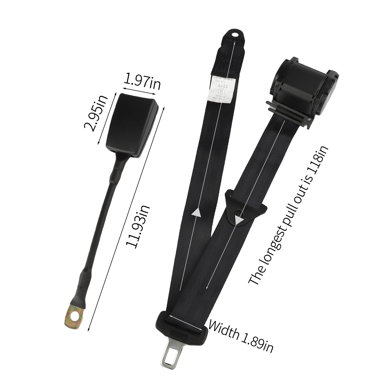 Generic seat belt padding kit for SUVs and minivans adds comfort