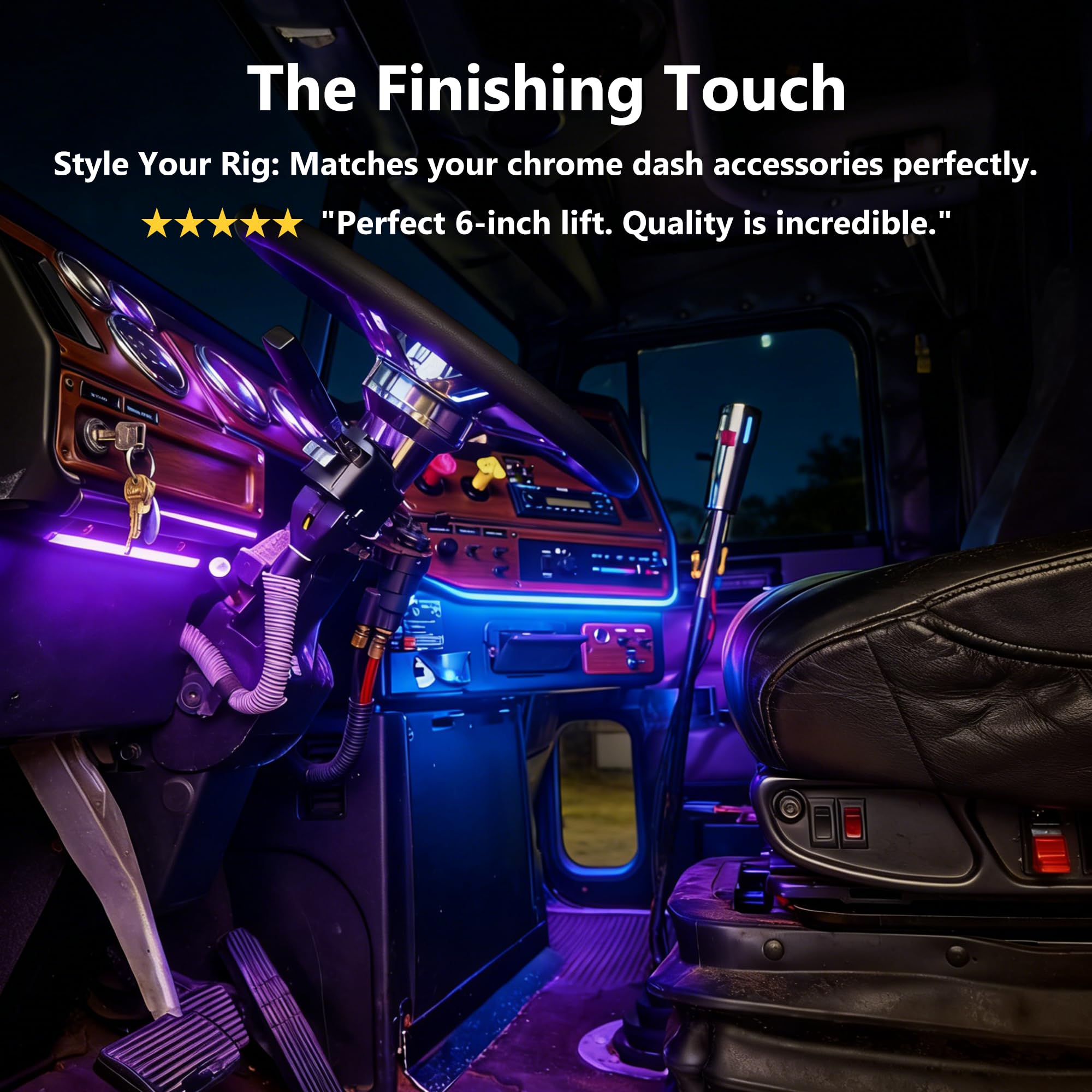 Generic shifter extension kit includes screw and extension for quick mounting.