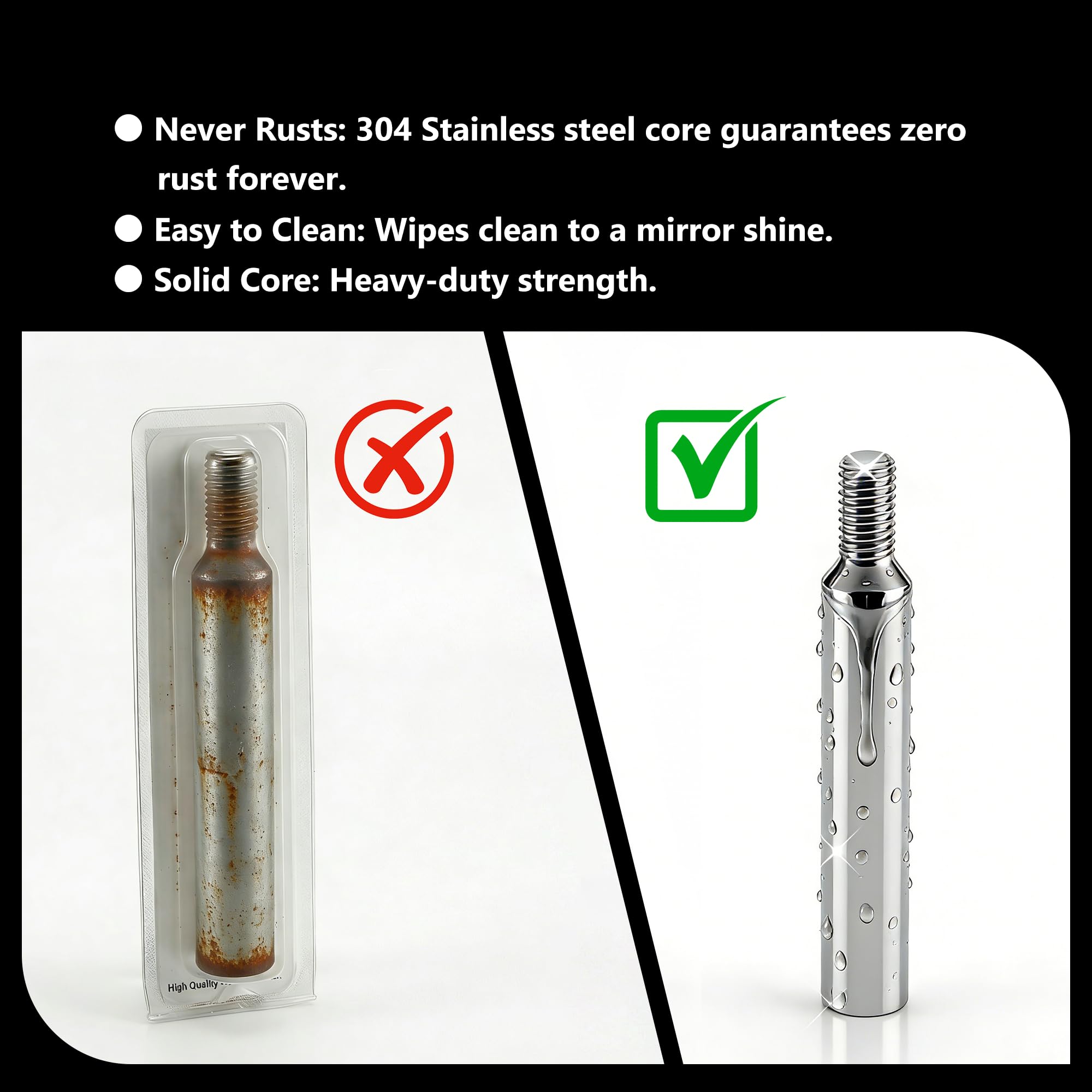 Generic 1/2in thread shifter extension fits many semi trucks and drivers.