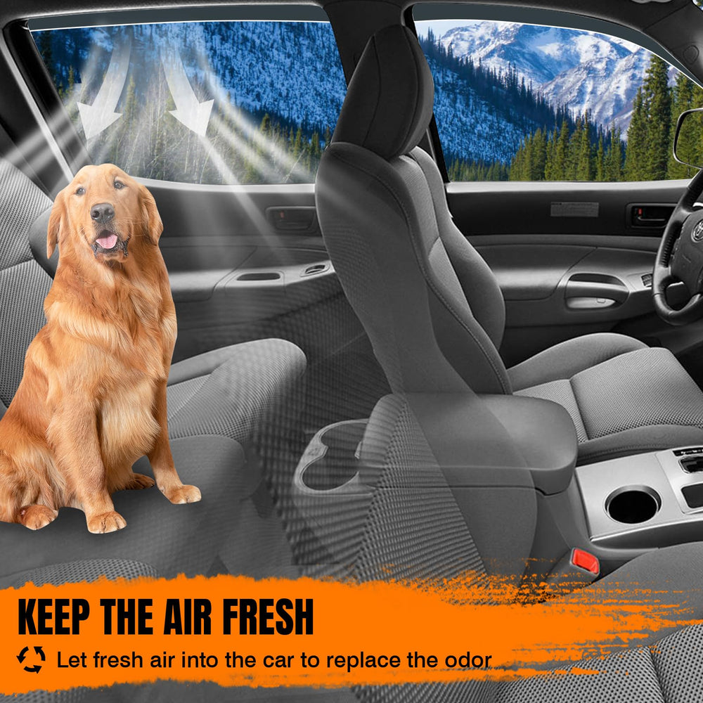 Generic side rain guards slim style reduce wind noise for a calmer ride