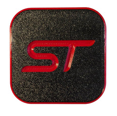 Generic ST Hitch Cover front view with red accent protecting a 2-inch receiver