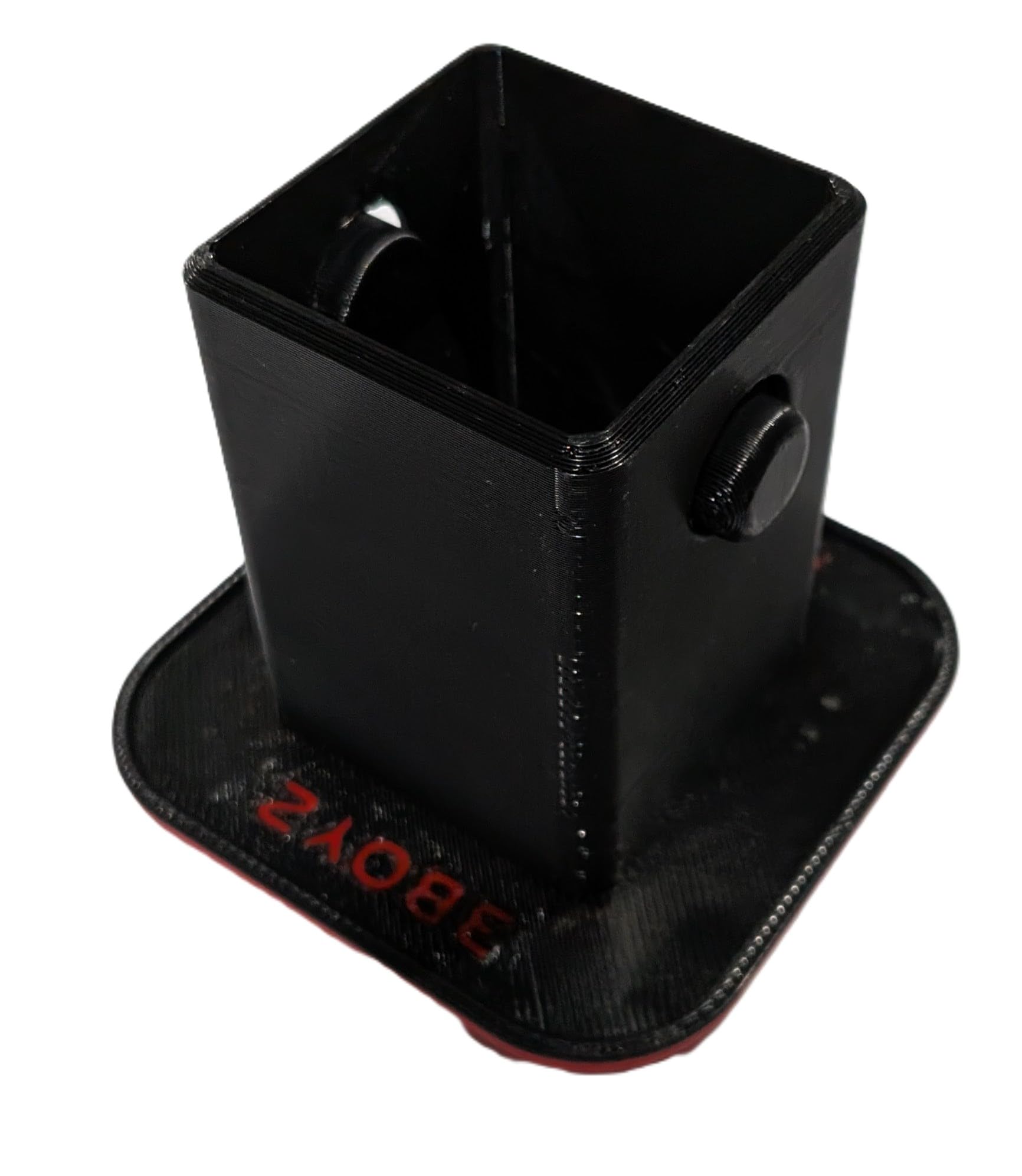 Generic ST Hitch Cover installed on a vehicle showcasing two-tone red accent