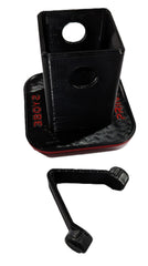 Generic ST Hitch Cover side profile showing dual-color design protecting the 2-inch receiver