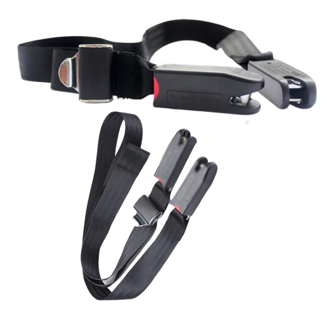 Generic strap pads for ISOFIX connectors enabling quick, secure installation.