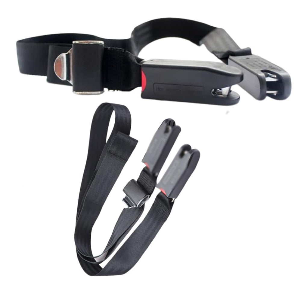 Generic strap pads for ISOFIX connectors enabling quick, secure installation.