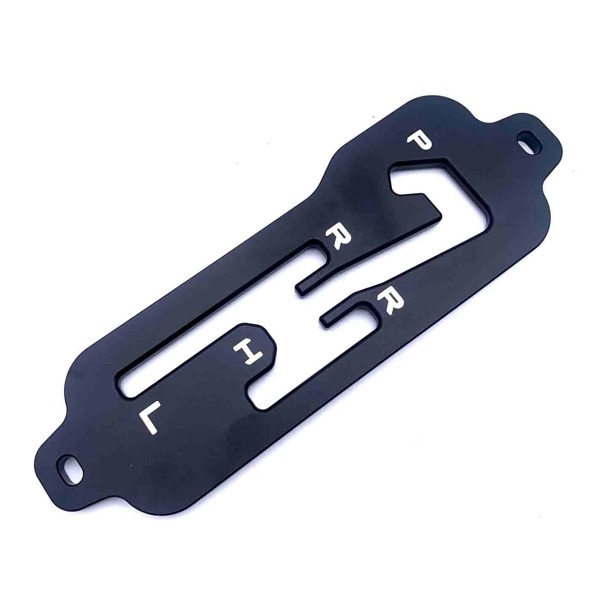 Generic Talon Shift Gate Plate front angle shows rugged, precise shifter upgrade.