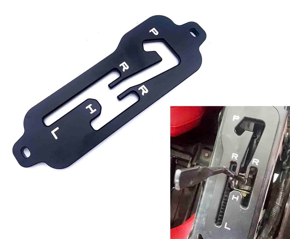 Generic Talon Shift Gate Plate installed view highlights easy bolt-on install.