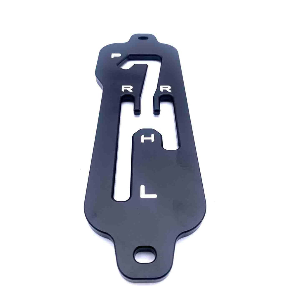 Generic Talon Shift Gate Plate in trail use supports confident shifts.