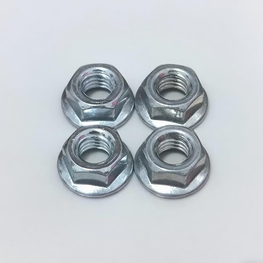 Generic torque converter nut with top locking flange for easy installation and durability.