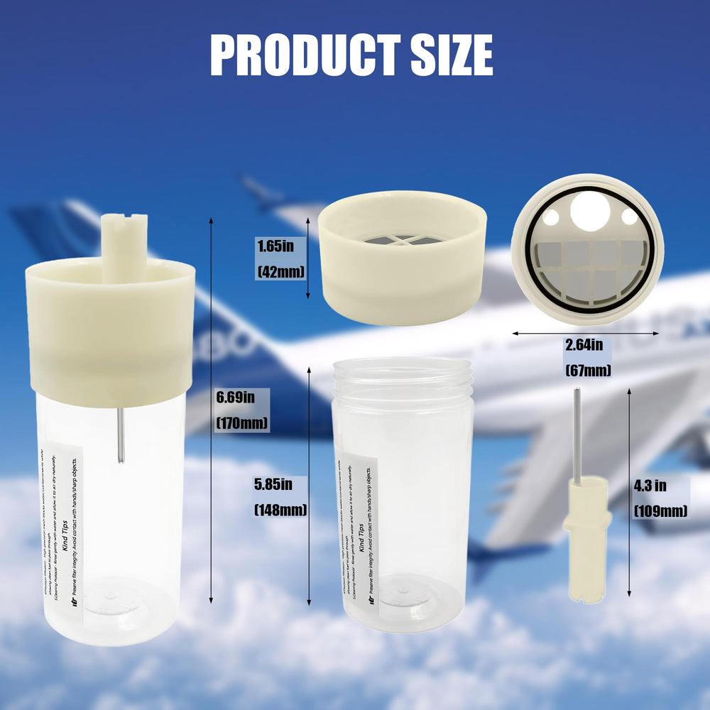 Generic Transparent Jar allows immediate visibility of the fuel sample