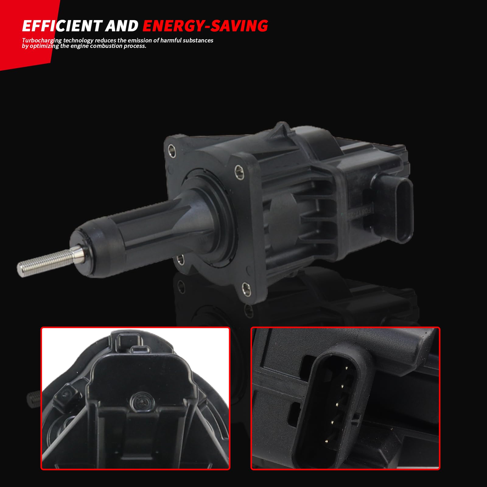 Generic actuator packaging showcases clear compatibility notes and warranty coverage