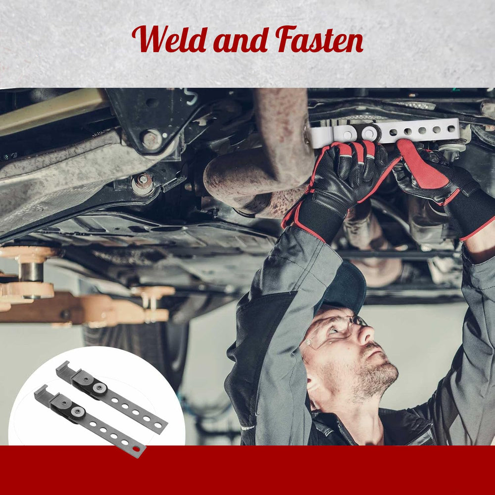 Generic two-pack exhaust hanger set provides backup brackets for replacements.