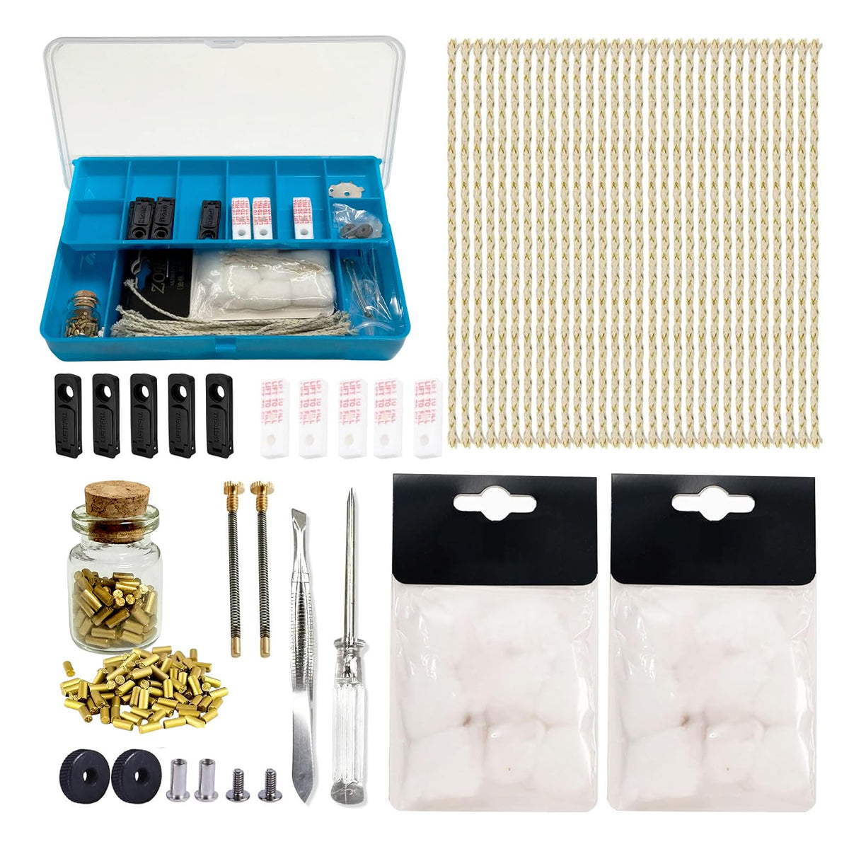 Generic Universal Lighter Repair Kit contents with spare parts for quick maintenance