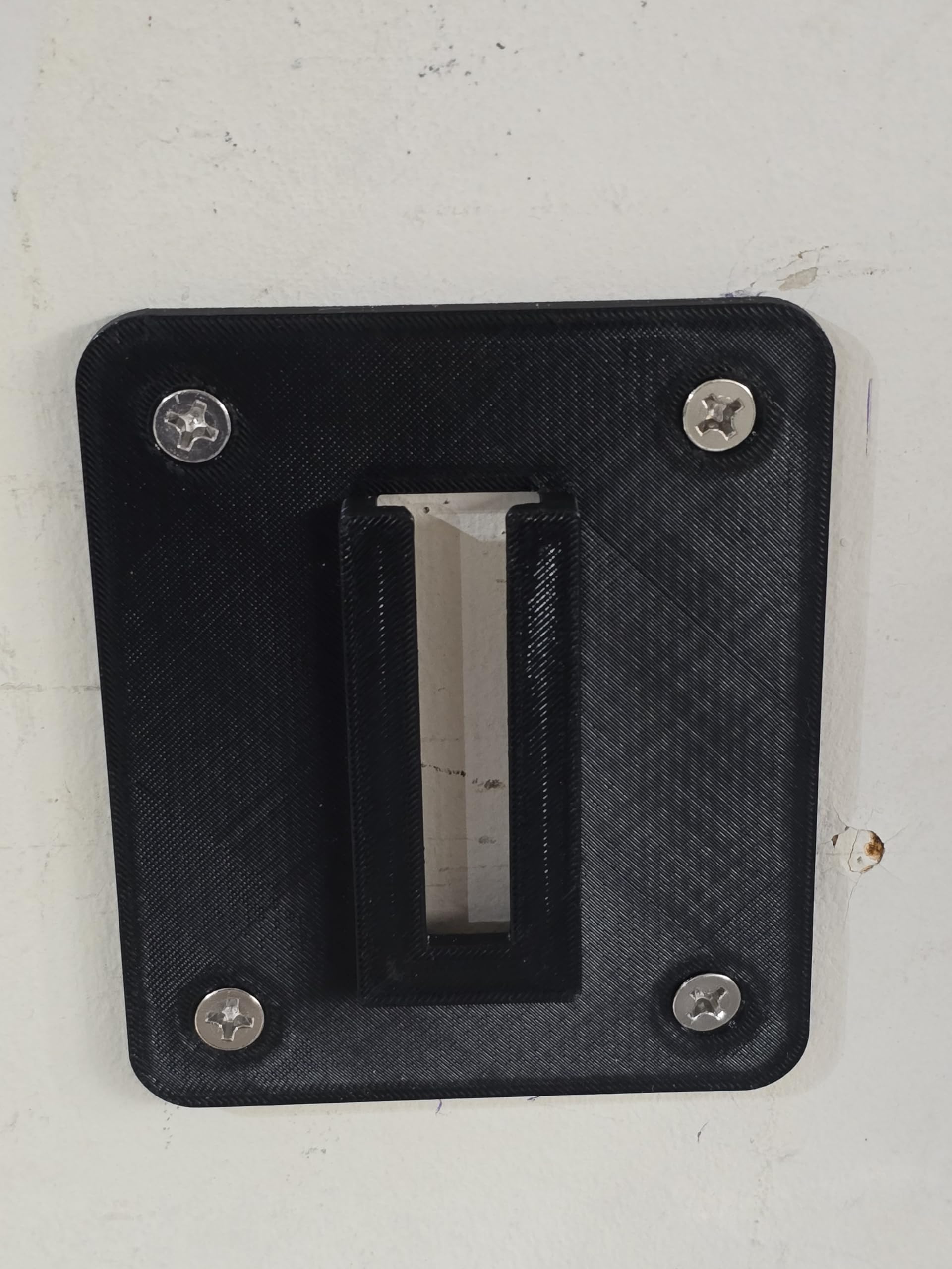 Generic wall-mount installation on wall shows simple setup.