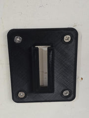 Generic wall-mount installation on wall shows simple setup.