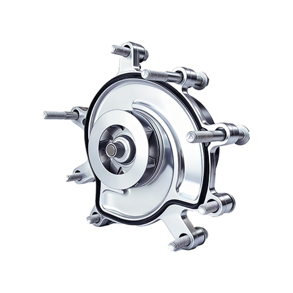 Generic water pump AW7163 compatibility chart highlights supported models.