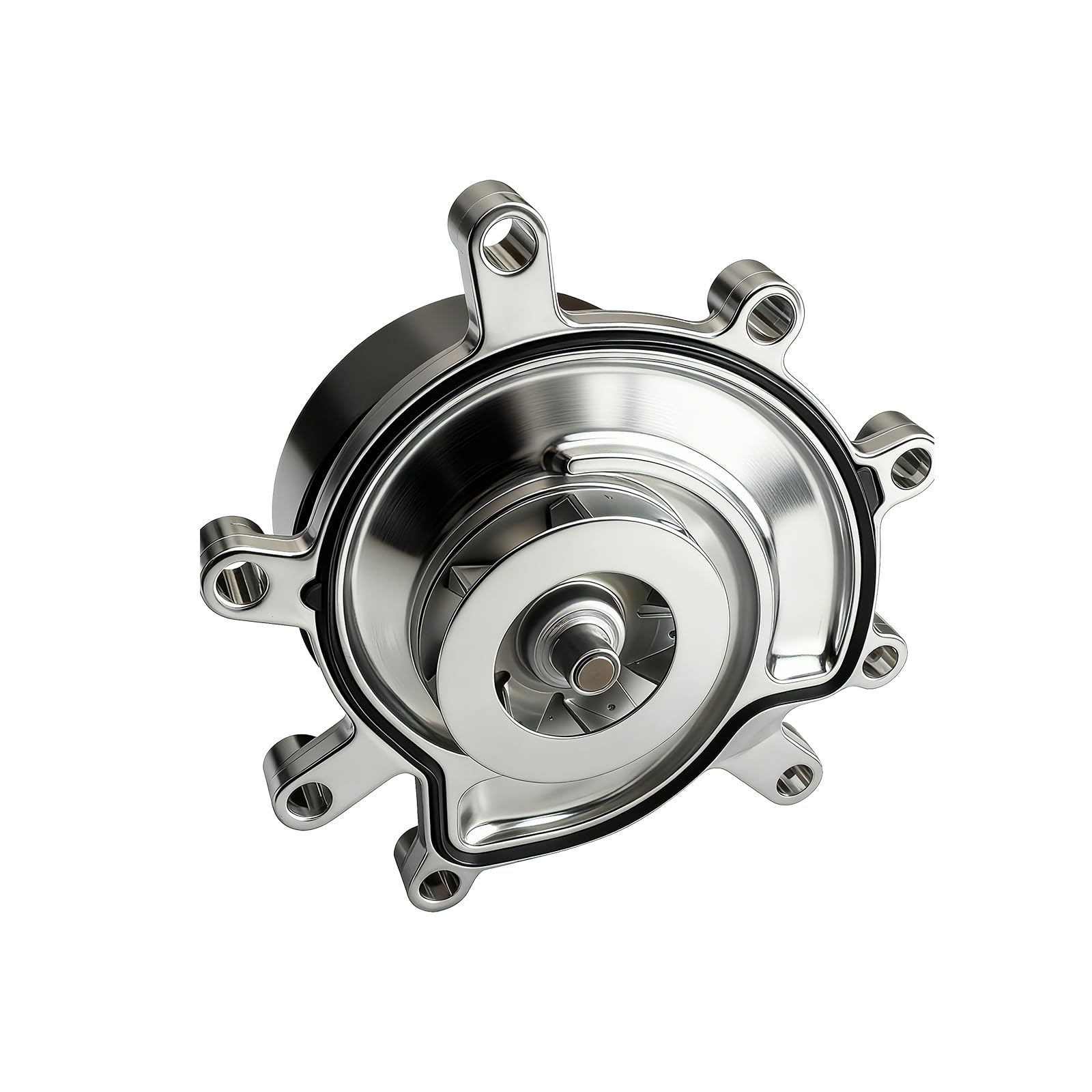 Generic water pump AW7163 installation-ready kit shown in image.