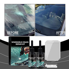 Generic windshield repair kit resin injection step demonstrating precise application