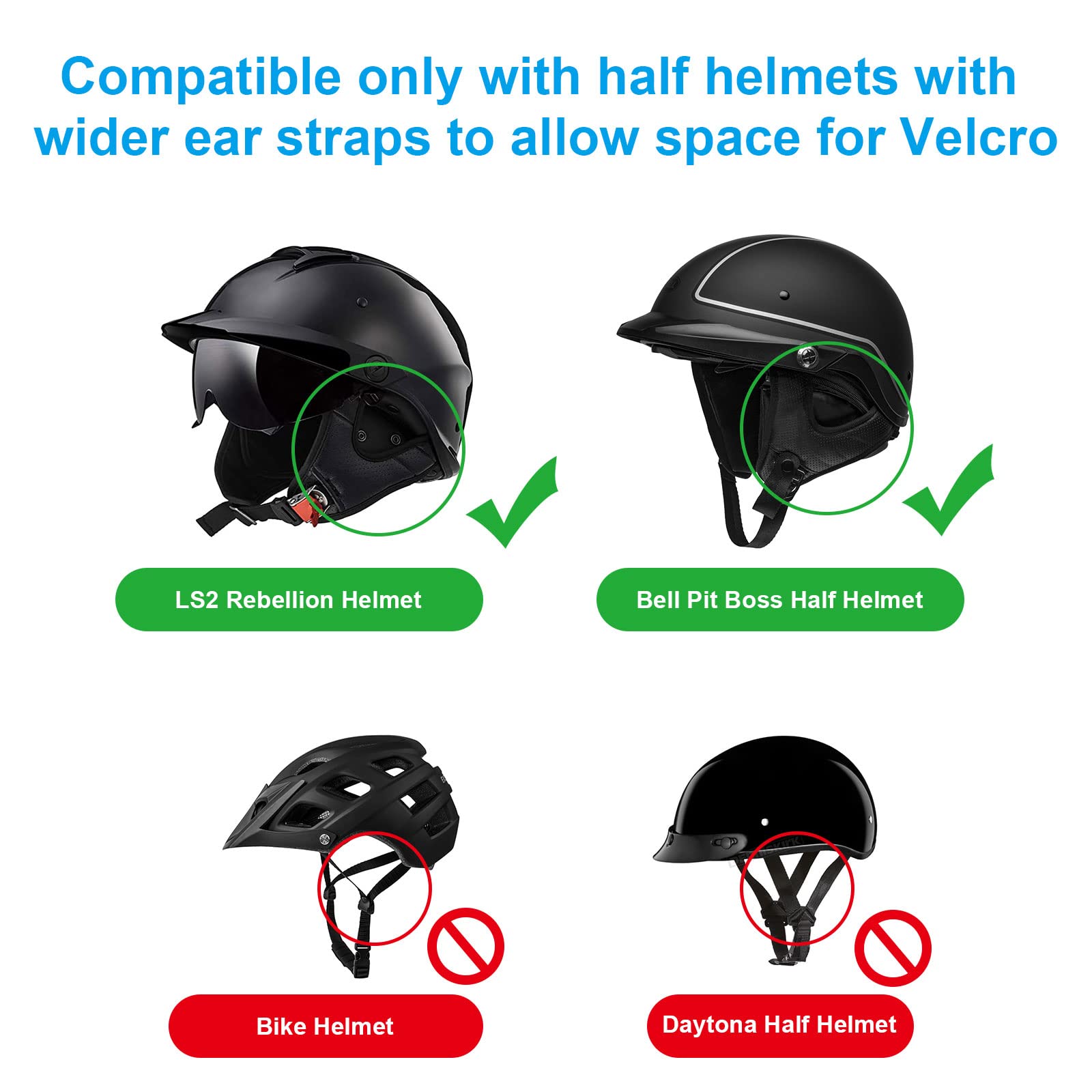 Generturbo ear pads installed inside a helmet showing secure fit