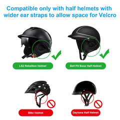Generturbo ear pads installed inside a helmet showing secure fit