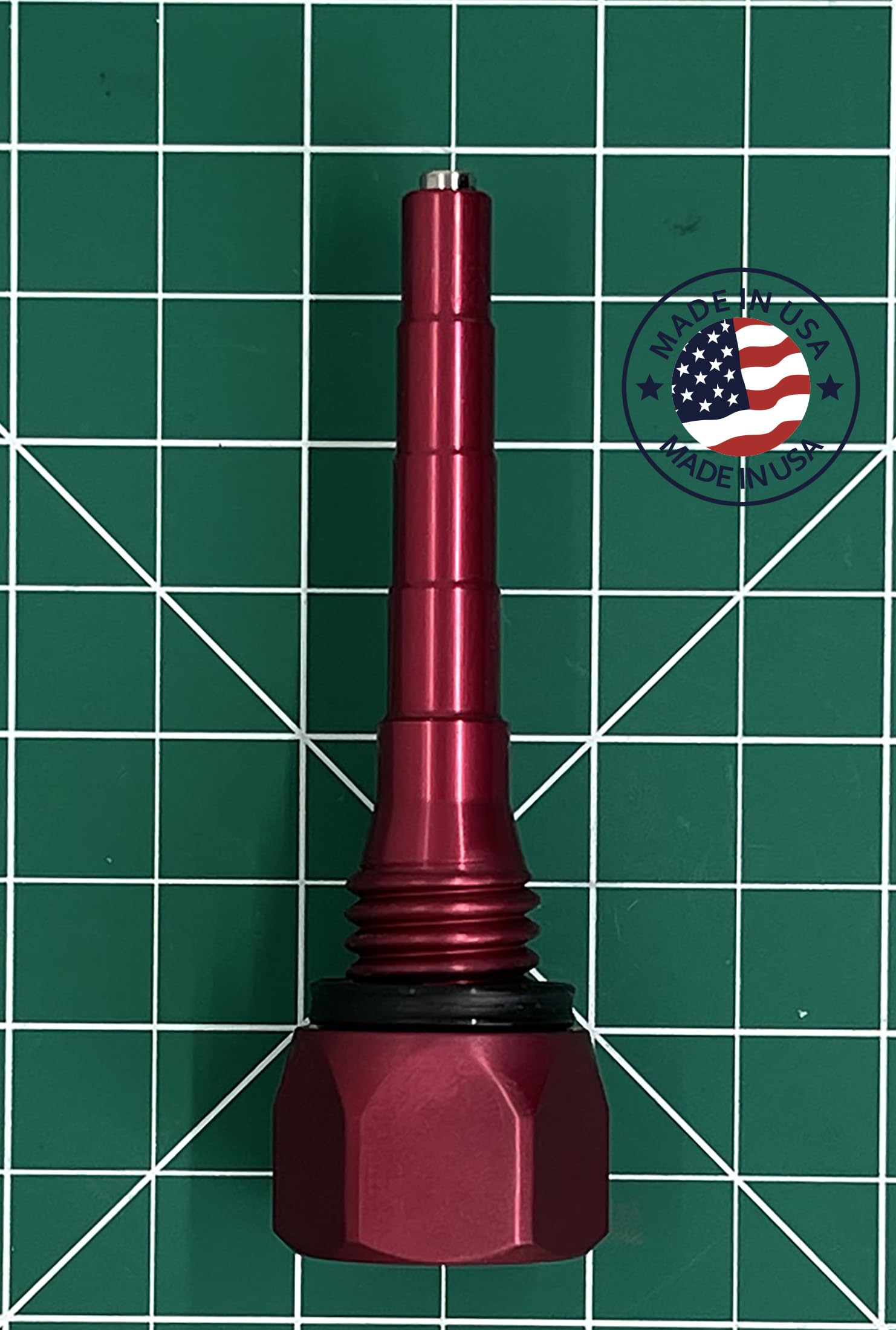 GenExhaust GE-191 dipstick hexagonal body close-up improves grip during removal.