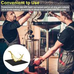GENNIZZ large fluid catch pan captures multiple automotive fluids efficiently