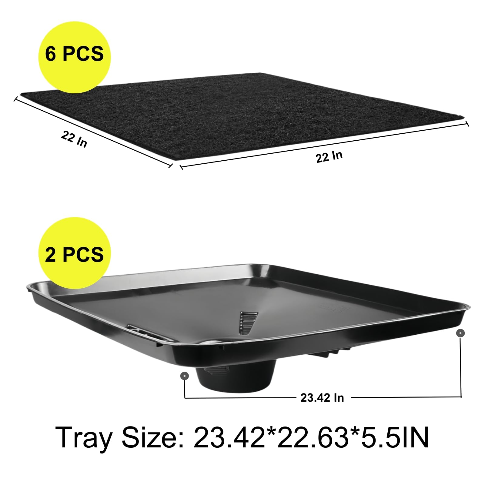 GENNIZZ six oil drain splash pads cushion leaks and protect floors