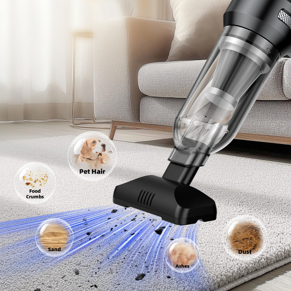 GenTant car vacuum with 3-mode suction for tackling diverse messes.