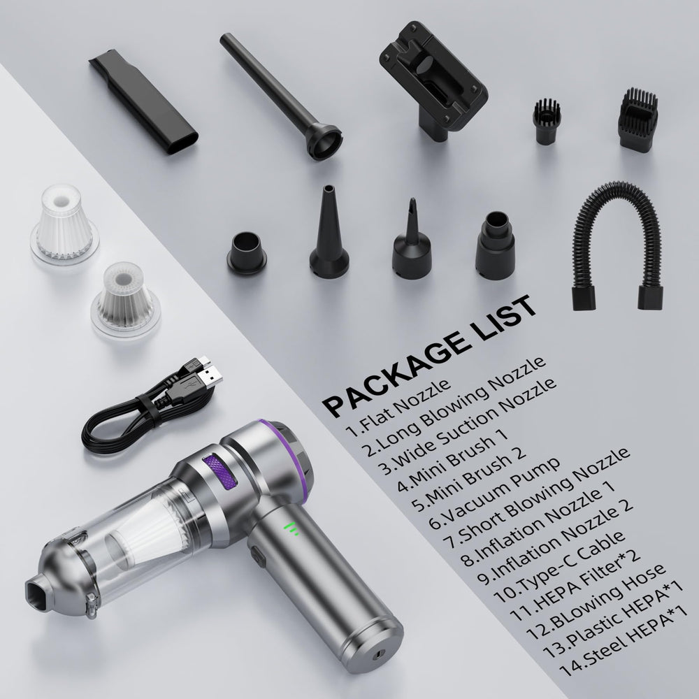 GenTant Mini Vacuum washable filter with extra replacements for longevity