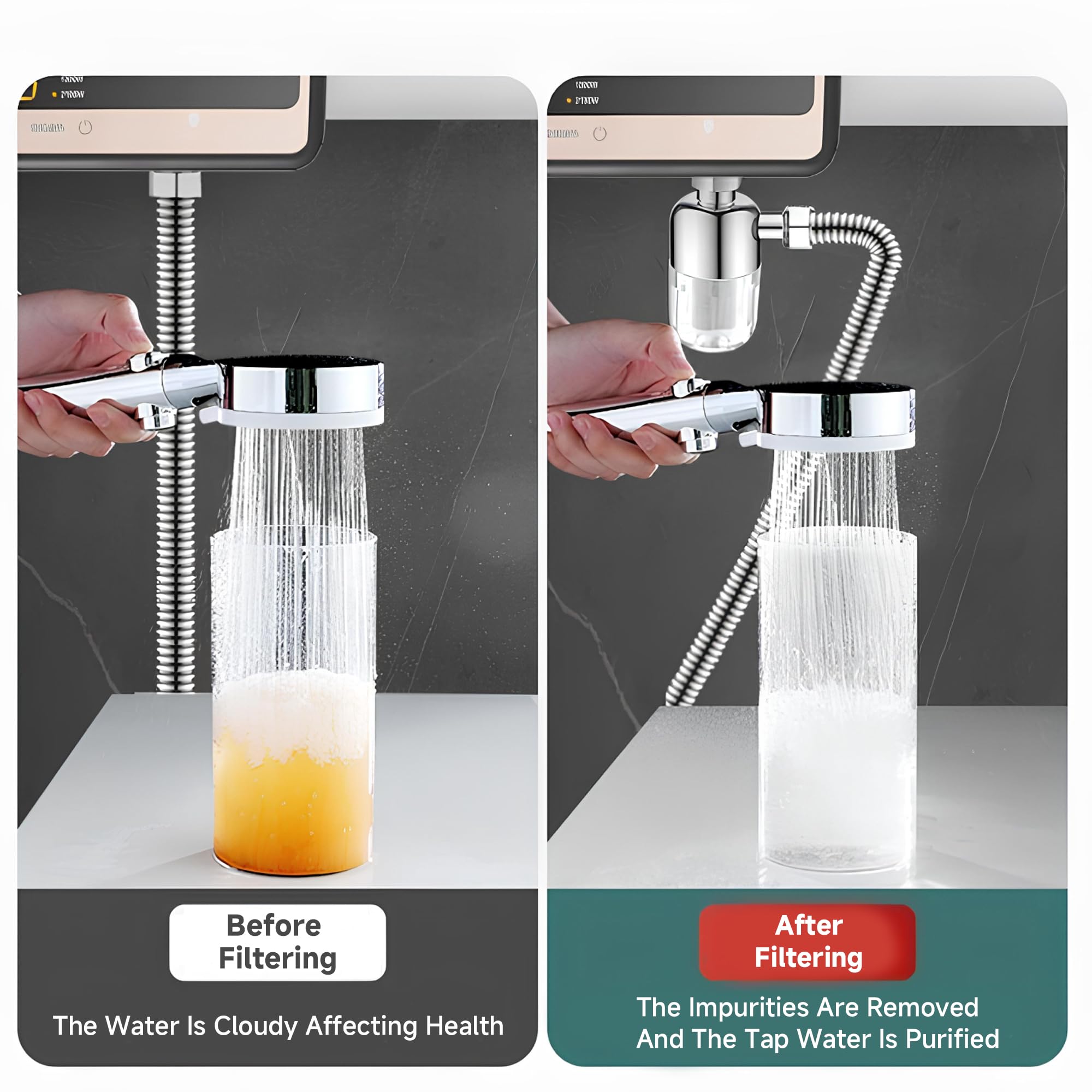 Geokin brass inline housing provides durable filtration under high water pressure.
