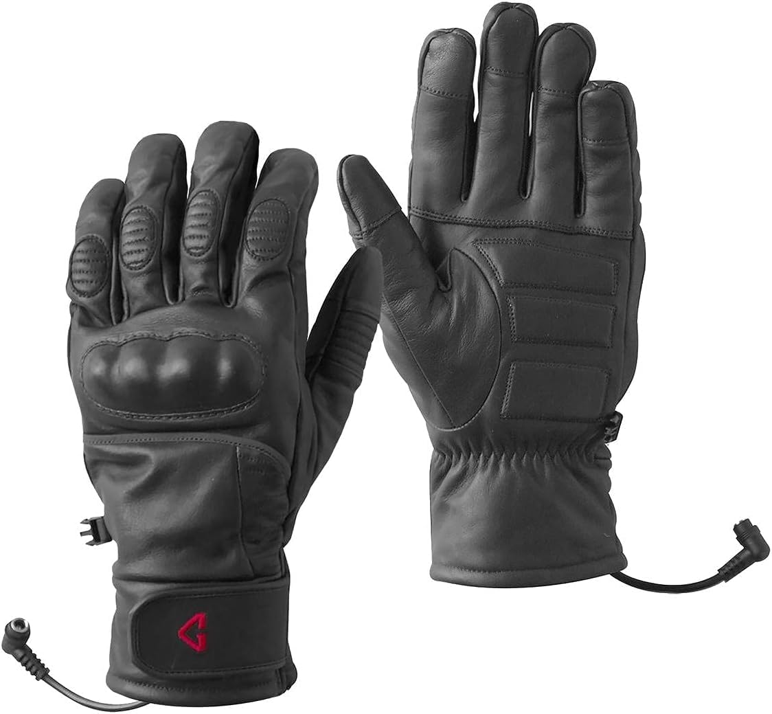Gerbing Gyde 12V Hero gloves, fingertip heating visible, evenly distributed warmth.