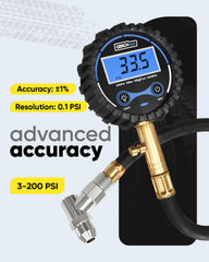 GERCHWAY 12-inch hose extends reach to inner valve stems.