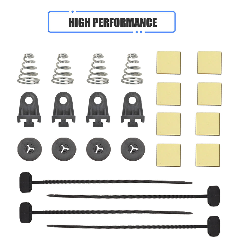 GESEXI 14 Inch Slim Fan wiring kit simplifies power connection.