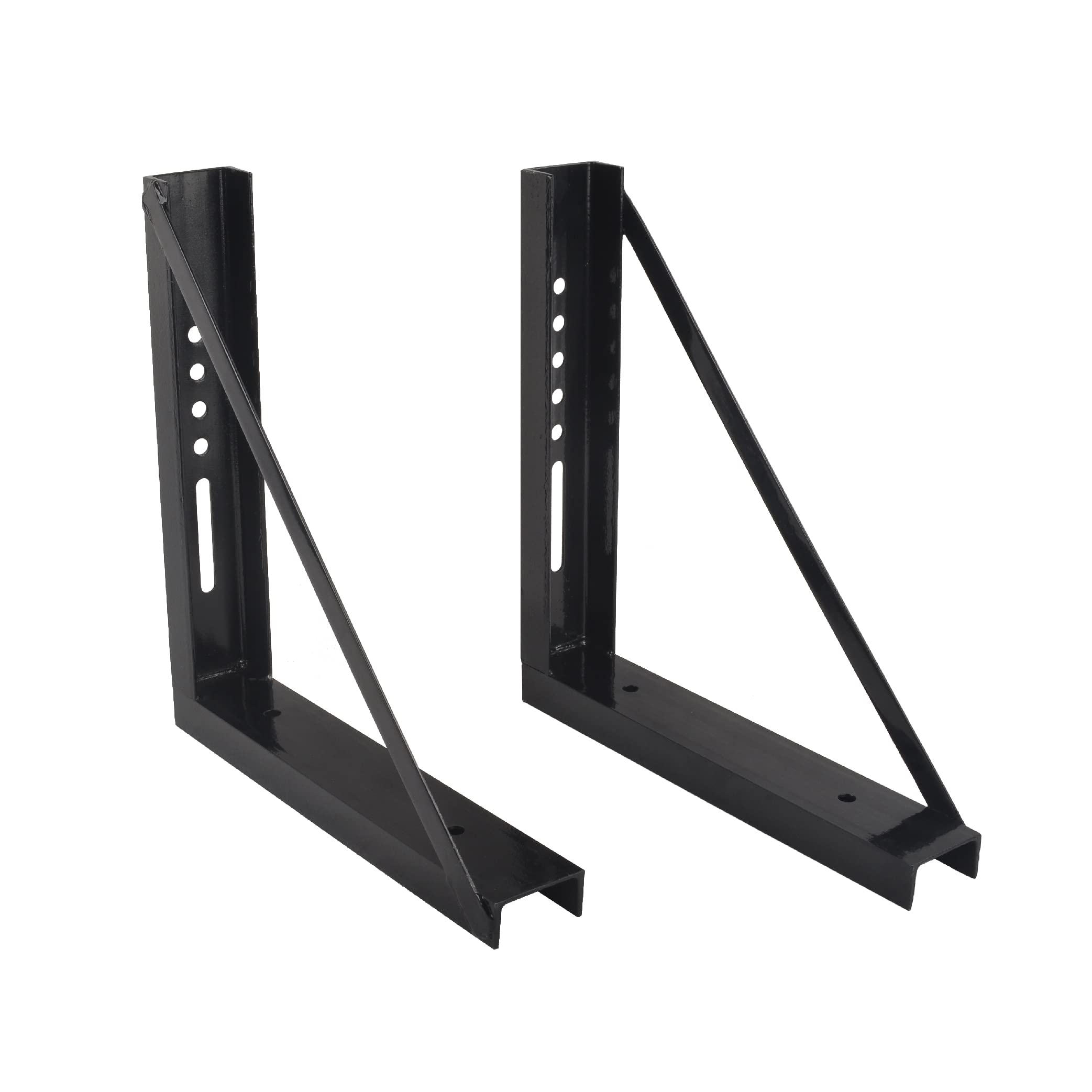 GESEXI 18x18 underbody brackets provide sturdy support for a trailer toolbox.