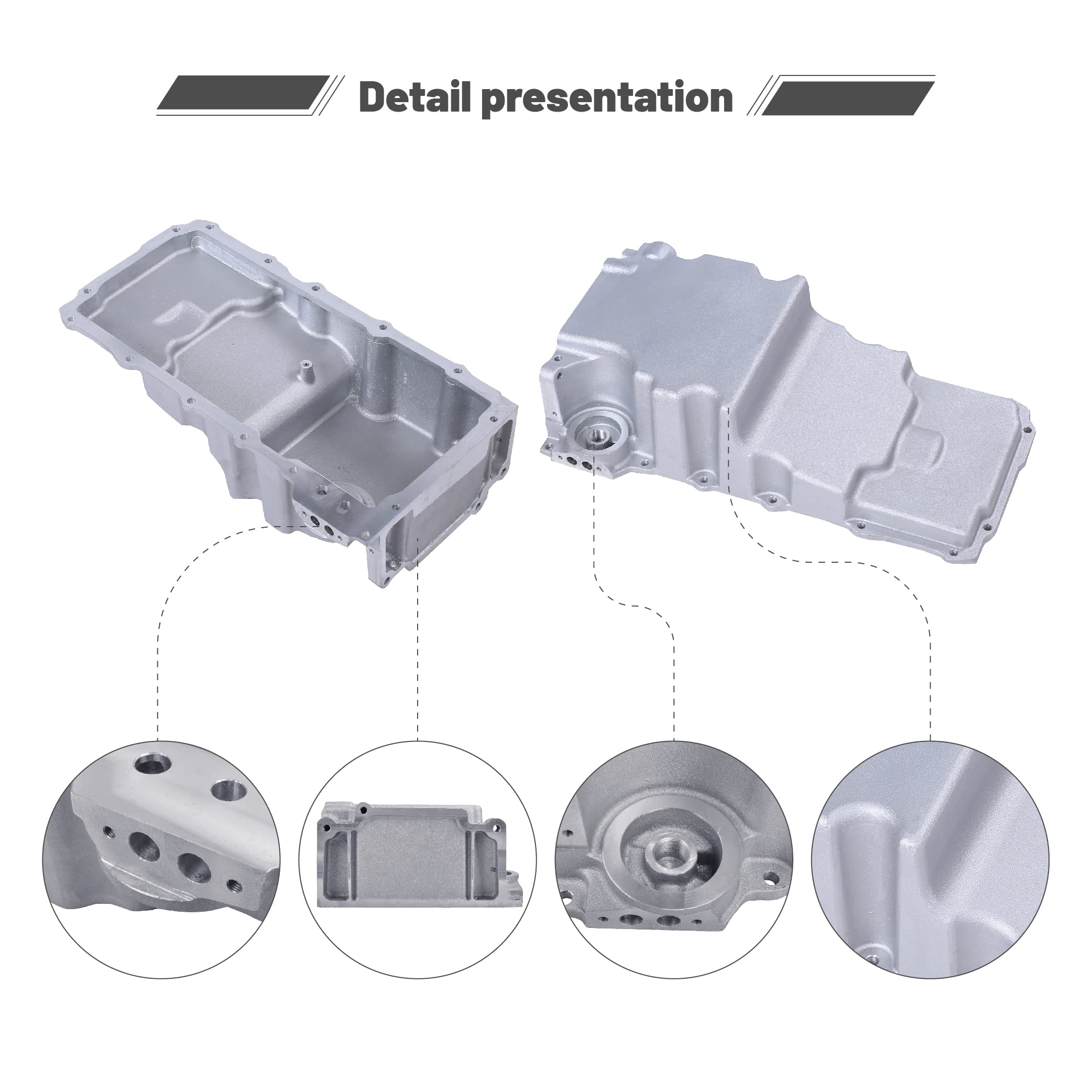 GESEXI oil pan kit gasket image illustrating reliable seal for LS swap installations