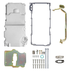 GESEXI 302-2 LS Swap Oil Pan Kit main view highlighting sturdy aluminum construction for LS swaps