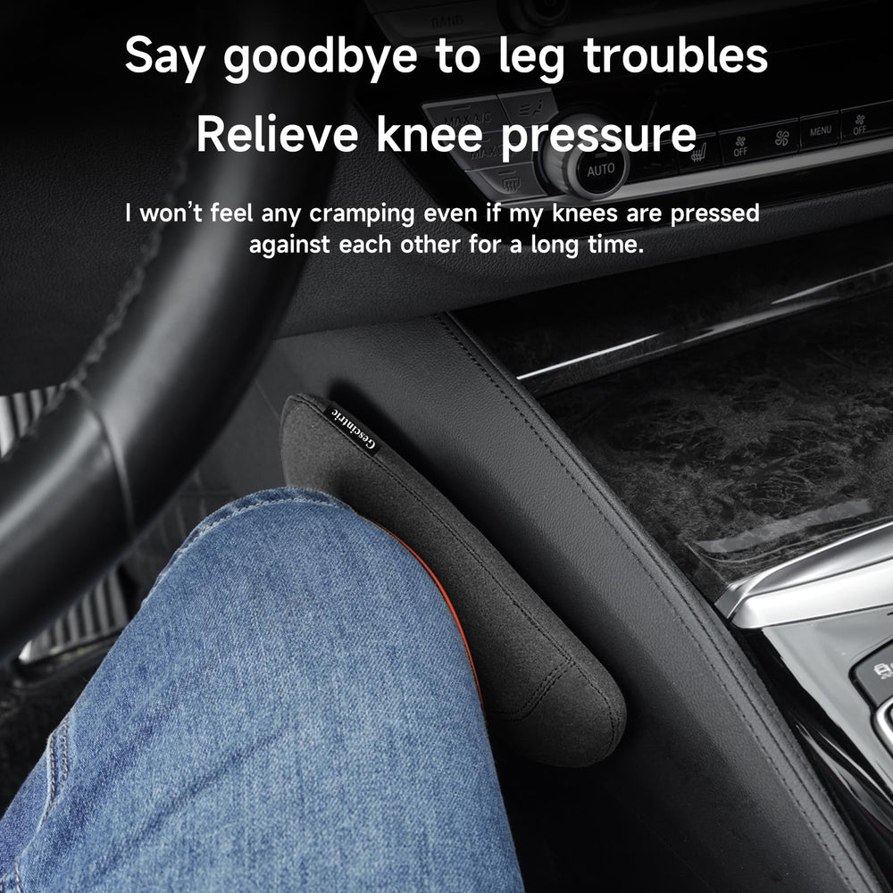 Console-area placement of Alcantane elbow rest pad in car interior
