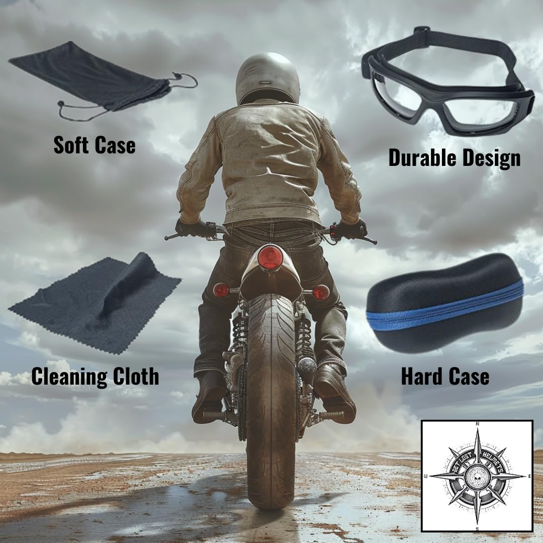 Get Lost Helmets Photochromic Goggles feature a durable polyurethane frame for long-lasting use.