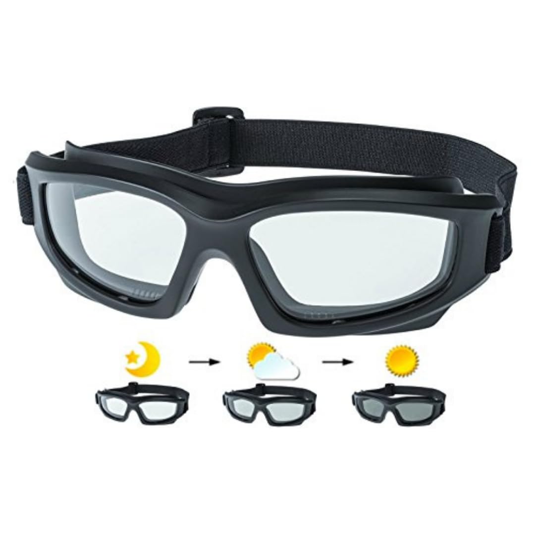 Get Lost Helmets Photochromic Goggles adapt to changing light for clearer riding visibility.
