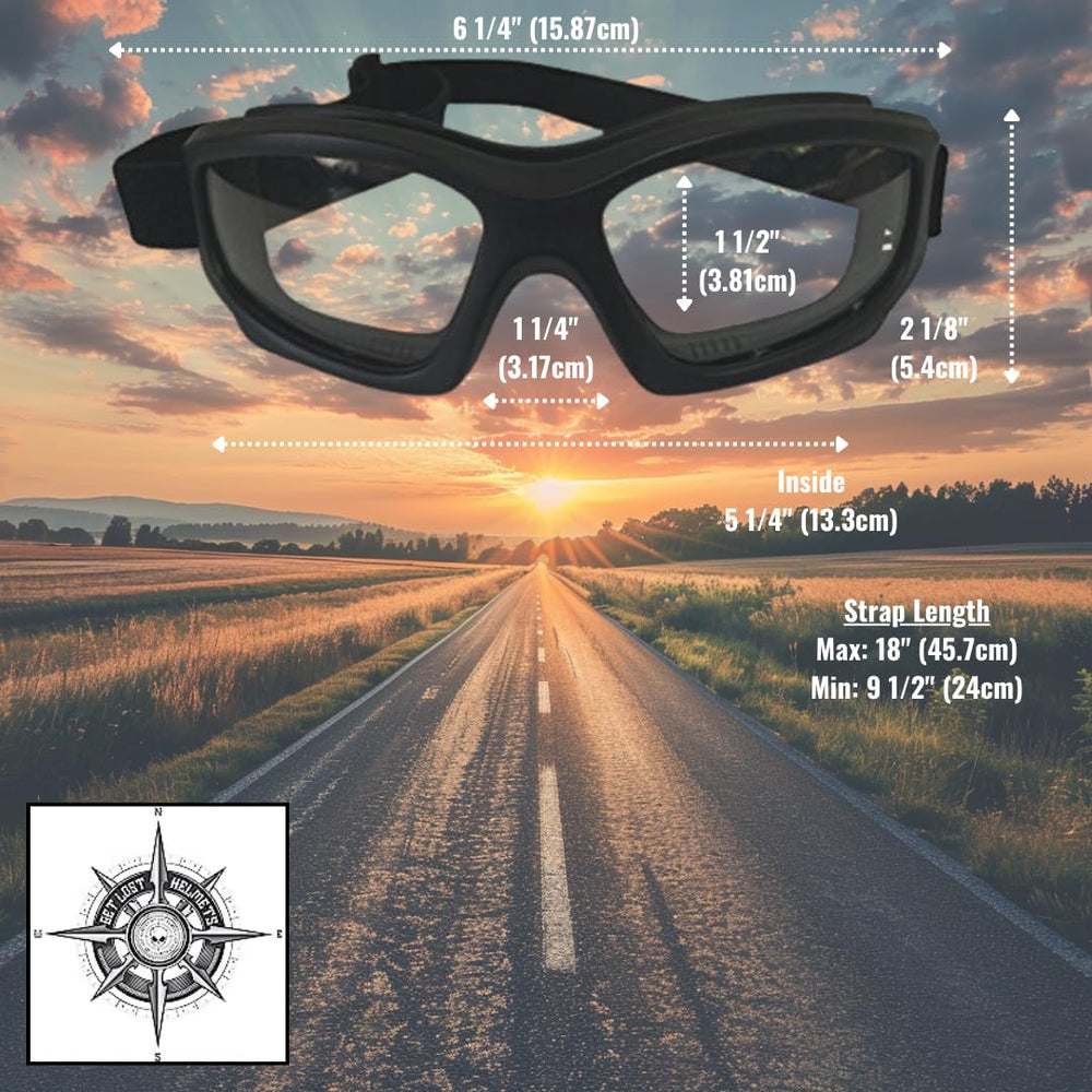 Get Lost Helmets Photochromic Goggles No Foam design reduces edge wear and preserves shape.