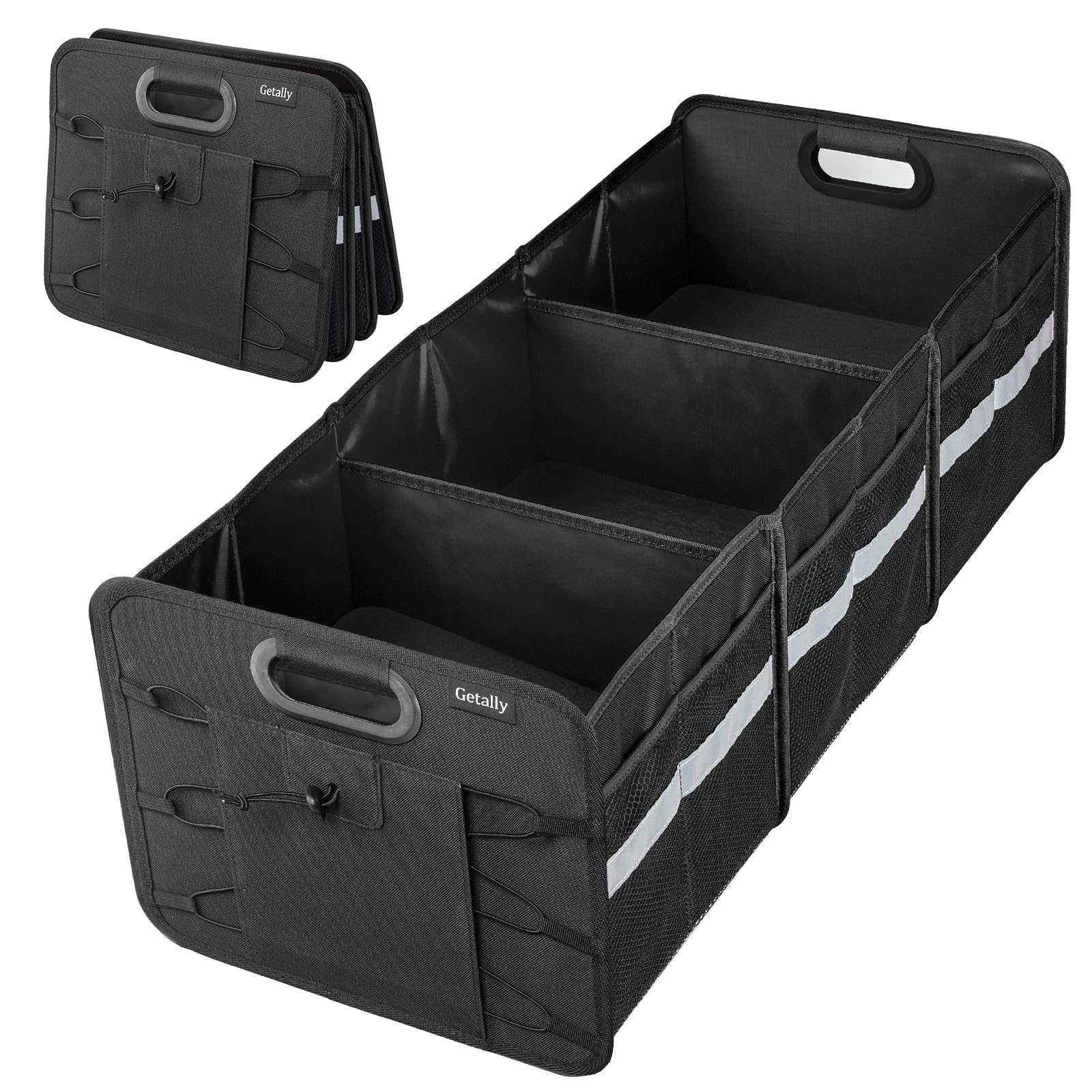 Getally trunk organizer with multi pockets keeps trunk neat and accessible.