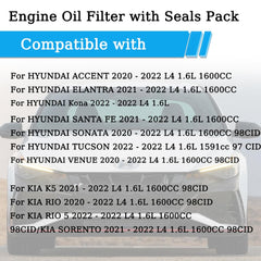 Getfarway 26350-2M000 high quality materials for reliable engine filtration